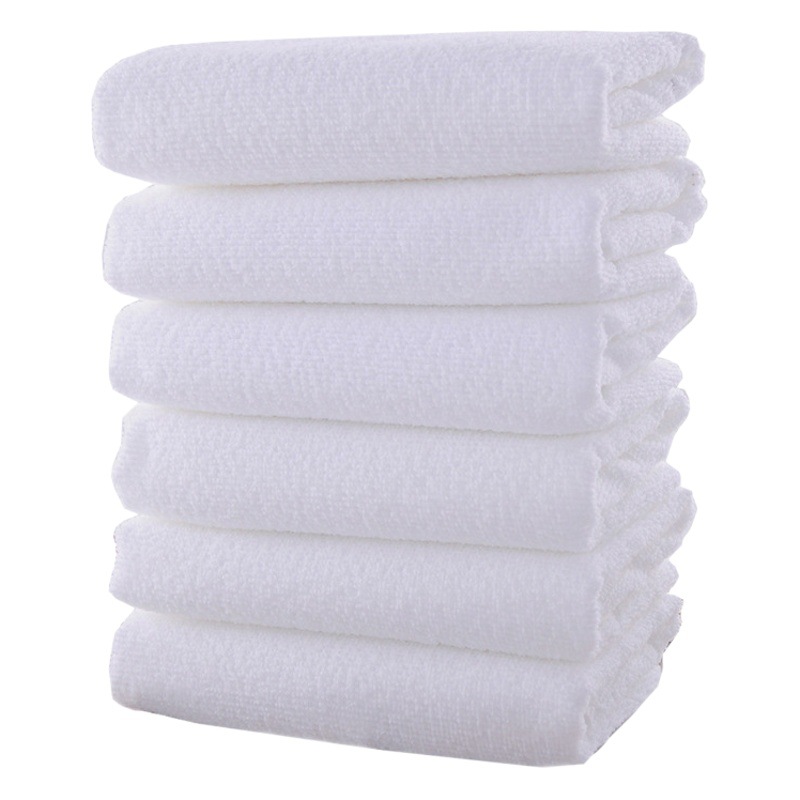 Disposable White Towels for Hotels, Guesthouses, Bathhouses, Foot Baths, Microfiber, Quick-Drying, Durable, Commercial Towels Wholesale