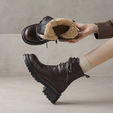 6cm�͹żӽq�R��ѥŮ2025�¿���ϵ������ë��ů��ѥ�ָ��C܇ѥ