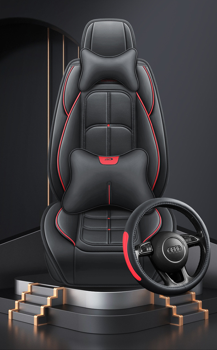 Wholesale Foreign Trade Manufacturers Direct Sales New All-Inclusive Car Seat Covers Full Leather Seat Cushions Four-Season Universal Seat Cushions Seat Covers