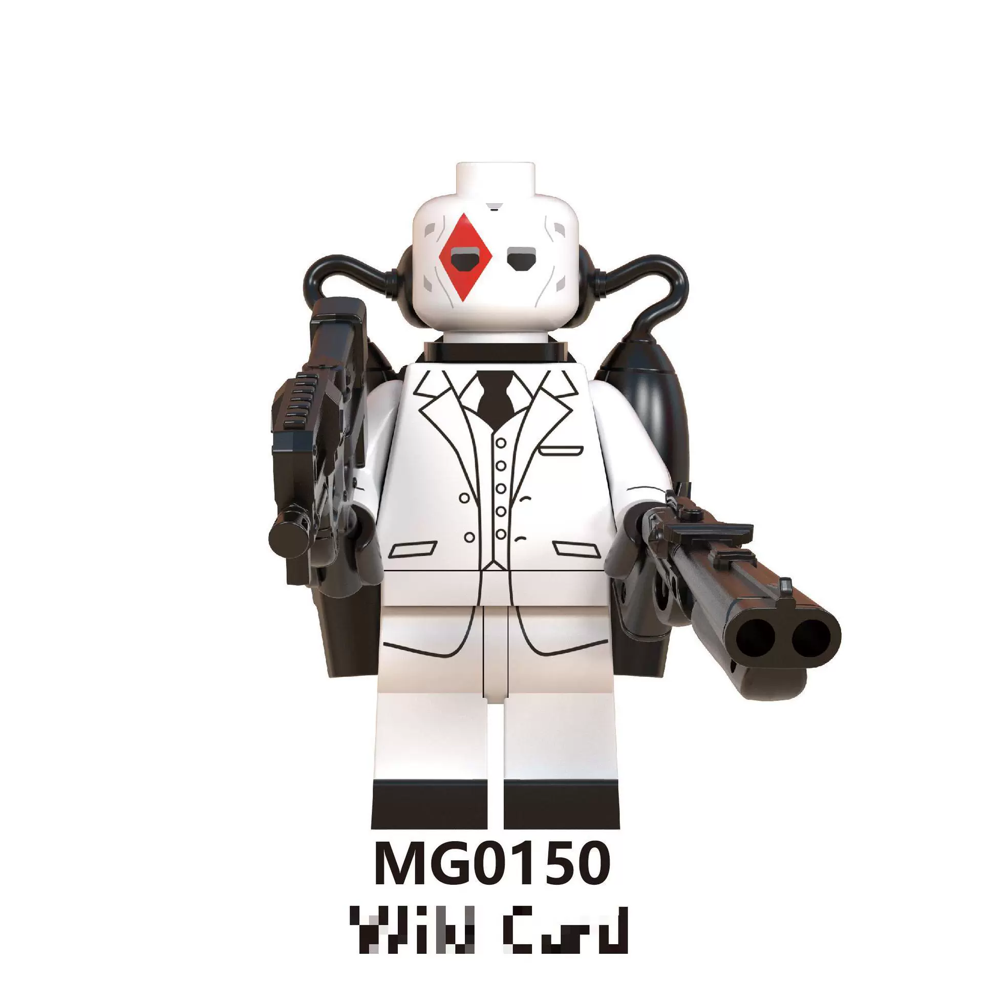 Совместимый минифигурка серии Fortnite (MG0148–0155), ABS 4,5 см, упаковка OPP, экспорт
