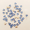 Cross -border Japanese crooked heart diamond diamond crystal crooked heart diamonds, youthful alien diamonds, super glittering stickers decoration