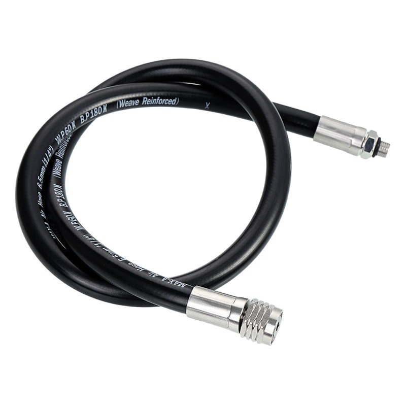 Hotdive buceo secundario cabeza respiración regulador tubo de baja presión BCD tubo inflable goma trenzado longitud puede ser fijo