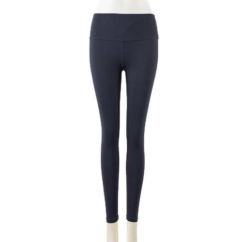 Cross-border high-waisted yoga pants for outdoor wear, aligning with foreign trade trends, hip-enhancing, quick-drying, elastic, bare-feel workout and fitness pants
