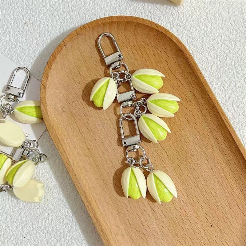 あなたは楽しいですかクリエイティブな食べ物シリーズのピスタチオのキーホルダーの個性的なリュックサックのアクセサリーは食べ物をシミュレートします|undefined