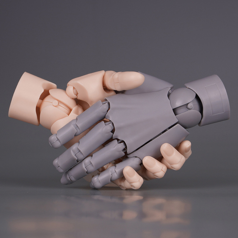 Ultra-Movable 1/2 Hand Model Finger Joint Bionic Hand Anime Painting Body Art Hand-Made Left Hand Gashapon
