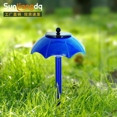 2021新太陽能傘燈LED彩光漸變閃爍戶外草坪燈庭院花園插地燈景觀