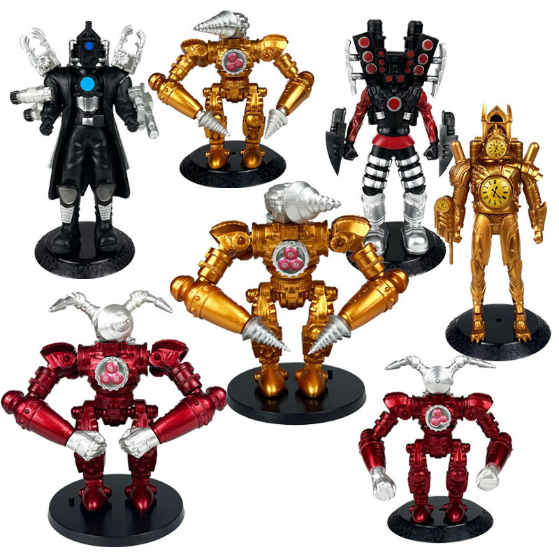 Cross-Border Titan Tv Man Action Figures Monitor Man Vs. Toilet Man Drill Man Clock Man Figurine Model Ornaments Cross-Border Titan Tv Man Action Figures Monitor Man Vs. Toilet Man Drill Man Clock Man Figurine Model Ornaments