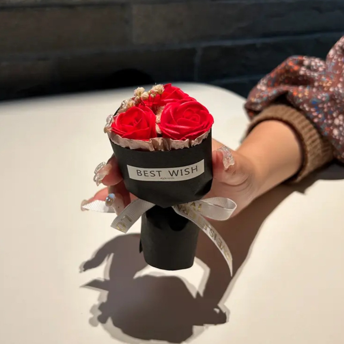 Festival Gifts Christmas Valentine's Day Gifts Small Bouquets Mini Preserved Flower Ornaments Pocket Flowers Soap Flowers Gift_voghion.com