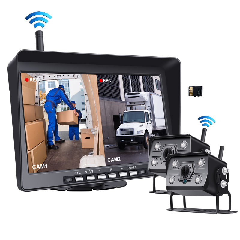 wireless Reversing image Manufactor Cart currency 10.1 Monitor Reversing image Blind area camera