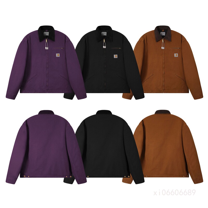 Cross-Border Foreign Trade New Outerwear Carhartt Hooded Washed Casual Sports Pullover Sweatshirt Hoodie Zipper Jacket Trendy