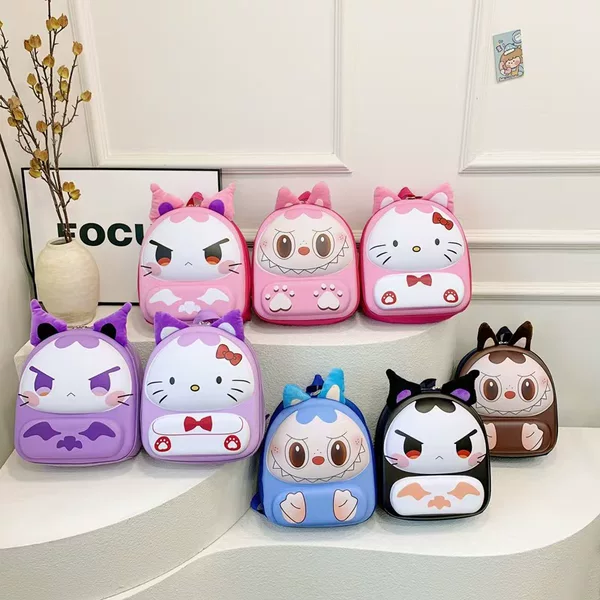 Kindergarten backpack for girls, cute baby backpack, lightweight, for 1-3-6 year old children, new model