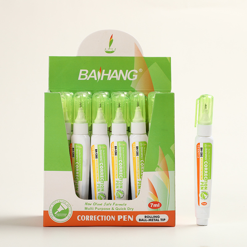 Cross-border office stationery correction liquid, quick-drying, safe and environmentally friendly, student correction liquid, traceless white correction liquid wholesale detail image 7
