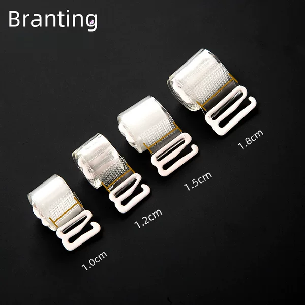 Widened Transparent Matte Invisible Bra Straps with Adjustable Anti-Slip Pieces, Wholesale Starting from One Piece