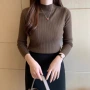 秋冬新款半高领长袖毛衣