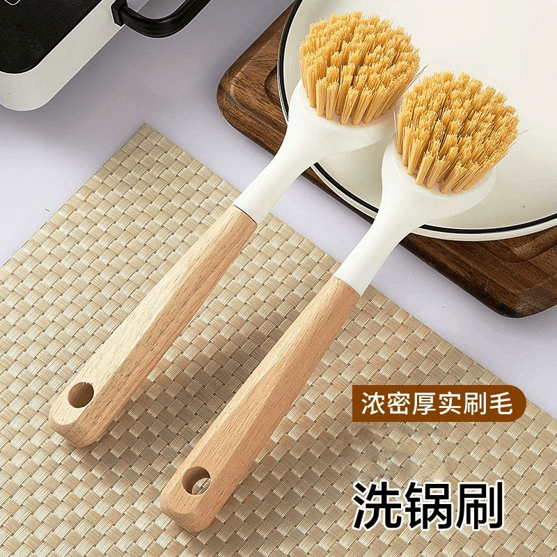 Щетка для кухонной кастрюли, бытовая щетка для кастрюли с длинной ручкой, щетка для мытья посуды, щетка для чистки, щетка для чистки миски, щетка для чистки кастрюли, многофункциональная щетка для кастрюли