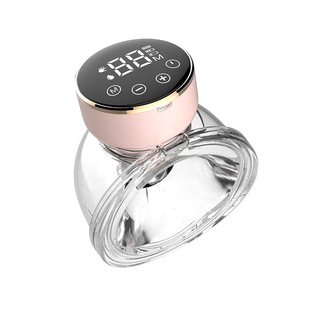 New wearable hand-free breast pump LED display integrated invisible large suction milk collector touch breast pump