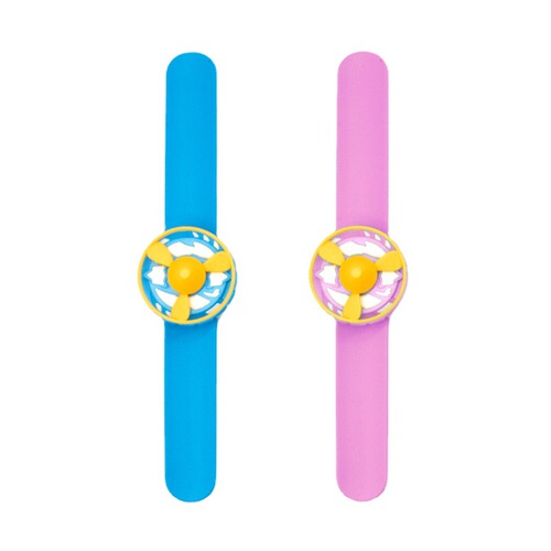 Children's outdoor toys watch flying saucer launcher ejection bracelet flying top bamboo dragonfly rotating flying saucer