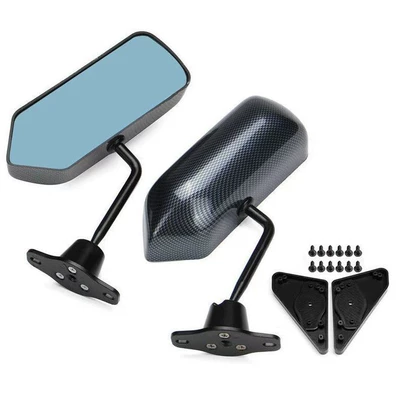 rearview mirror flower mirror retro – Large field of view rear view auxiliary mirror
