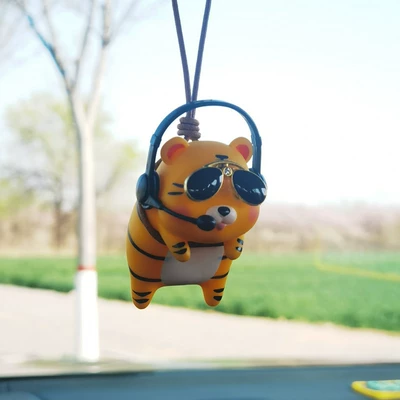 Cute Piggy Car Pendant Car Car hanging - dj-lanyard-tiger
