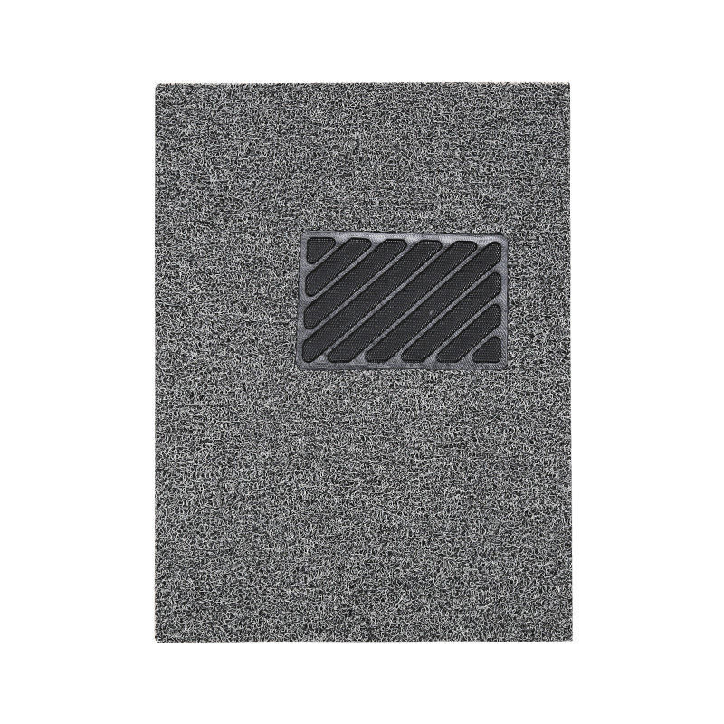 Universal Car Floor Mat Universal Cuttable Driver Passenger (Universal Foot Pad) - black-gray-driver-side