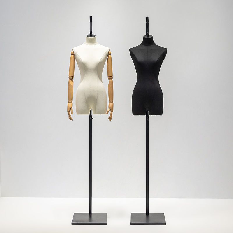 tienda de ropa de alta calidad ventana colgar modelo accesorios de mujer busto maniquí modelo de cuerpo completo