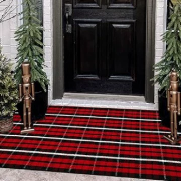 Коврики для пола Двери устойчивы к грязи Рождественские ворота