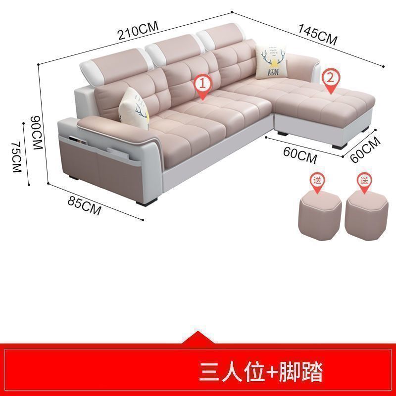 布ソファーセットの賃貸住宅の小戸型現代客間家具がシンプルで折り畳み可能な布芸ソファー両用|undefined