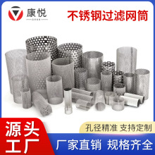 304不锈钢过滤网筒石油化工杂质过滤污水管道网筒包边过滤网帽