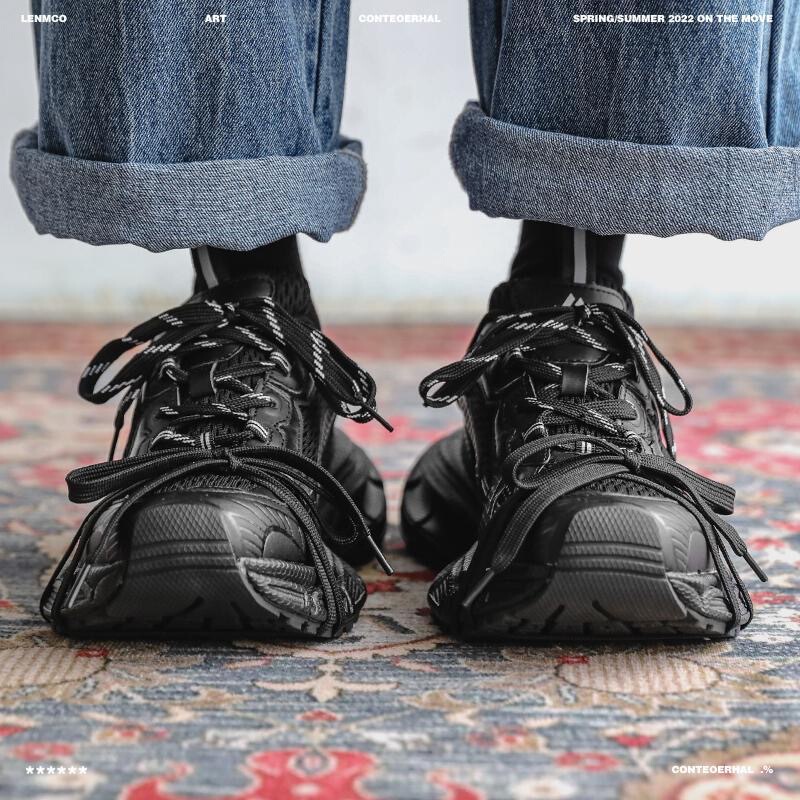 9 Generation New 3XL Torre Shoes Men's and Women's Black 2024 Summer and Autumn Thick Sole Increased Mesh Sports Leisure All-match 9 Generation New 3XL Torre Shoes Men's and Women's Black 2024 Summer and Autumn Thick Sole Increased Mesh Sports Leisure All-match