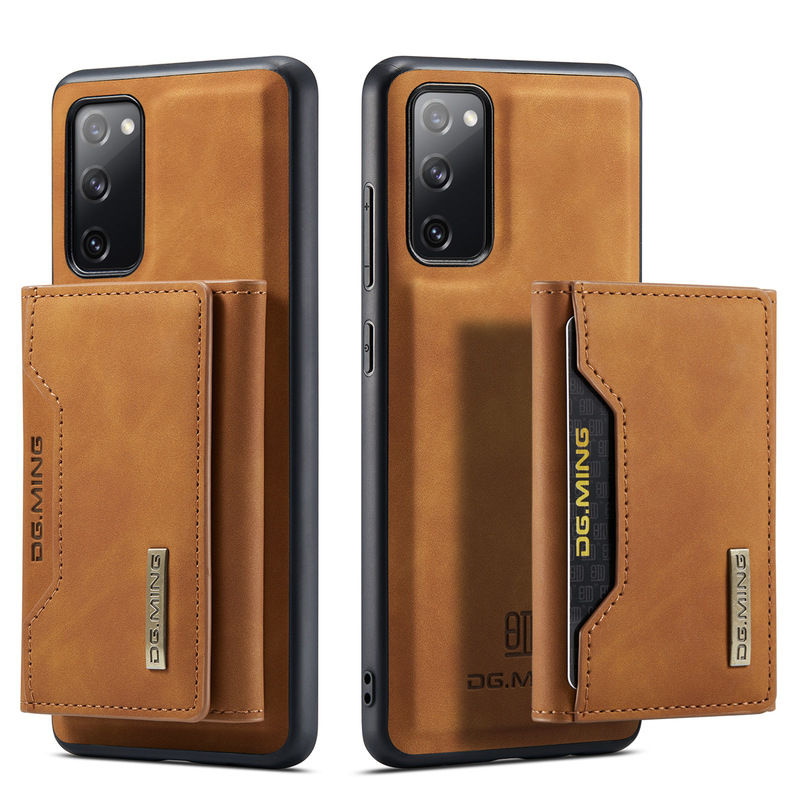 Factory direct M2 for Samsung S24 FE anti-fall card mobile phone bag Note20 split card protective leather case