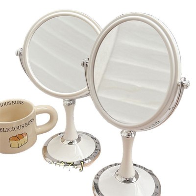 台式桌面化妆镜镜子梳妆台轻奢高级美容院专用翻转梳妆镜网红卧室