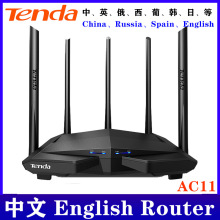 腾达英文光纤无线路由器1200M wifi双频English routerAC11批发