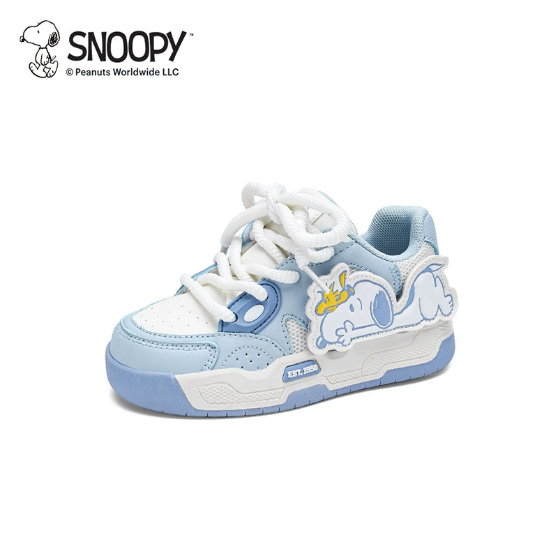 [snoopy史努比童鞋儿童板鞋新年中国红儿童男童女童运动鞋保暖潮鞋]