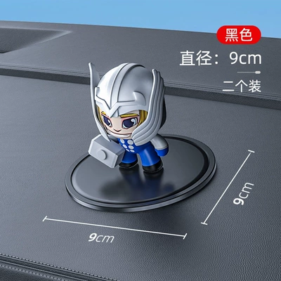 Anti-slip mat high-temperature resistant adhesive - blackdiameter-9cm2-pack-nano-anti-slip-mat