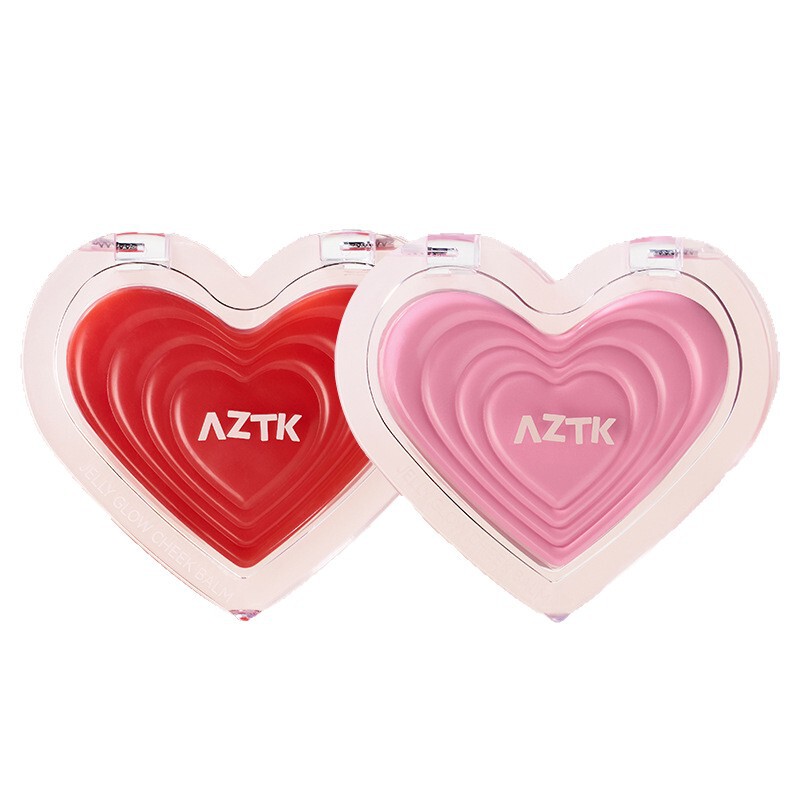AZTK腮红膏冻感光波水光膨胀收缩色学生氛围感腮红提亮提升气色|undefined