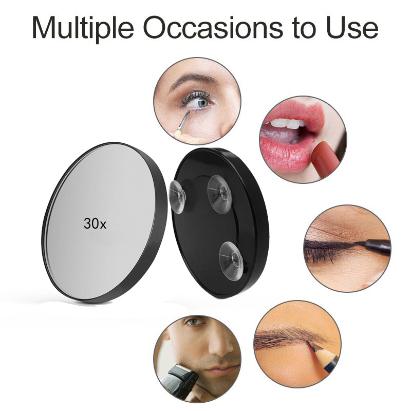 Nuevo espejo de maquillaje de 10x20x ampliación para extraer los poros de acné para eliminar los puntos negros de la cara de ampliación para apretar los puntos negros de acné espejo