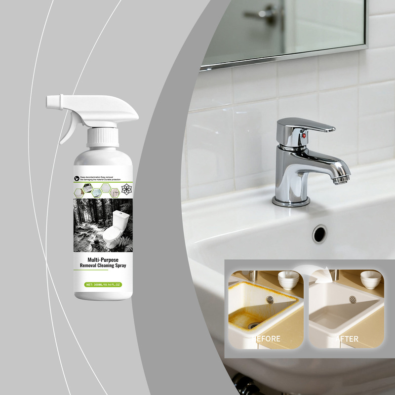 Multi-Purpose Stain Removal Cleaning Spray for Heavy Grease in the Kitchen, Bathroom, Toilet Scale, and Stain Removal