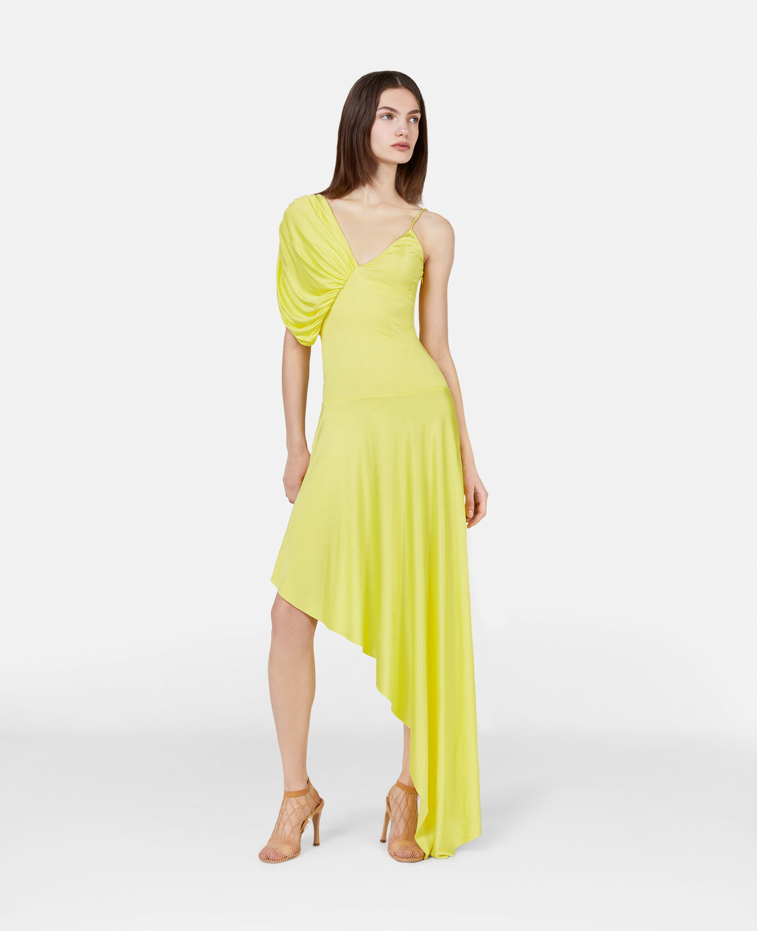 GraceChic GraceChic 2024 European And American New One-Piece Swimsuit For Women With Puff Sleeves, Solid Color, High-End Feel, Cross-Border_voghion.com