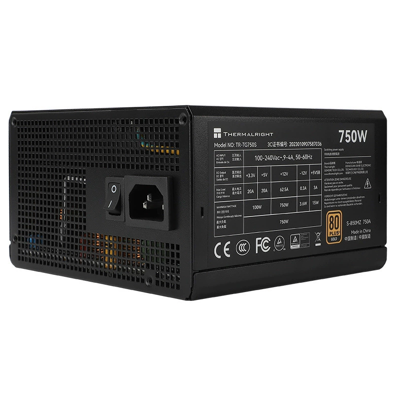 Блок питания Литмин (Thermalright) Rated 750W TG750S Золотая медаль Блок питания ATX компактный корпус 14 см