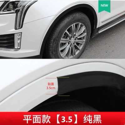 Universal Wide-Body Car Wheel Arch Wheel eyebrow - 35cm-wide-pure-black-15m-long-price-per-piece