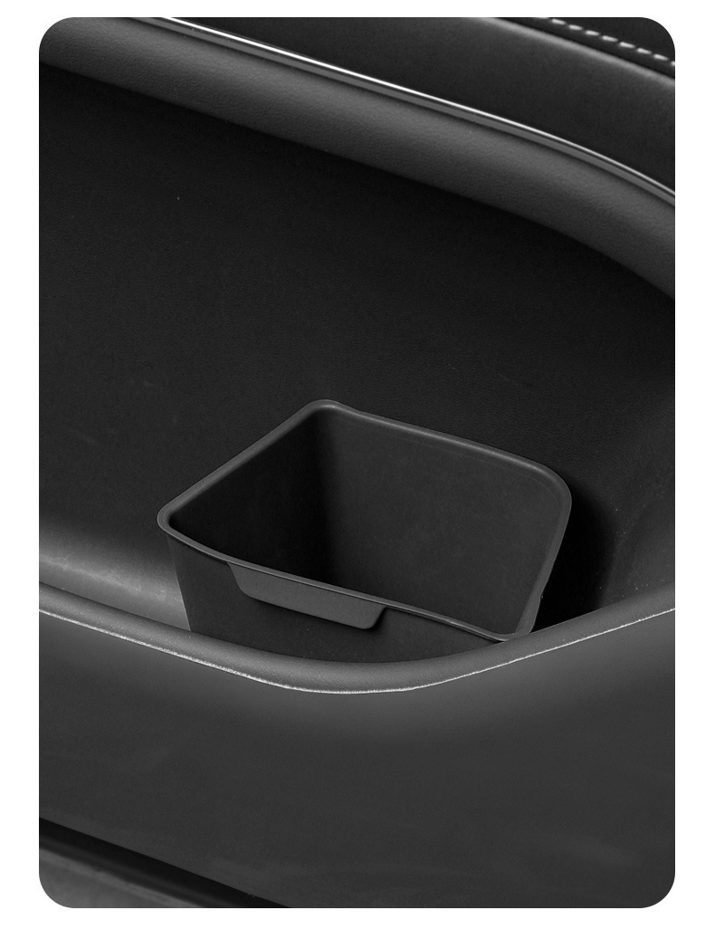 Universal Car Door Trash Can, Dedicated Storage Slot under the Car Door, Convenient Storage Silicone Trash Can