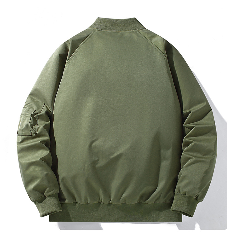 Herr bomberjacka vår höst mode premium par jacka snygg design_voghion.com