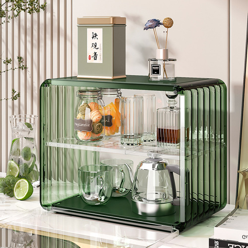 Dust-proof cup rack storage rack dining table cup acrylic water cup tea cup rack coffee cup mug storage box