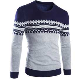 Round Collar spring Sweater Men Pullovers男毛衣свитер