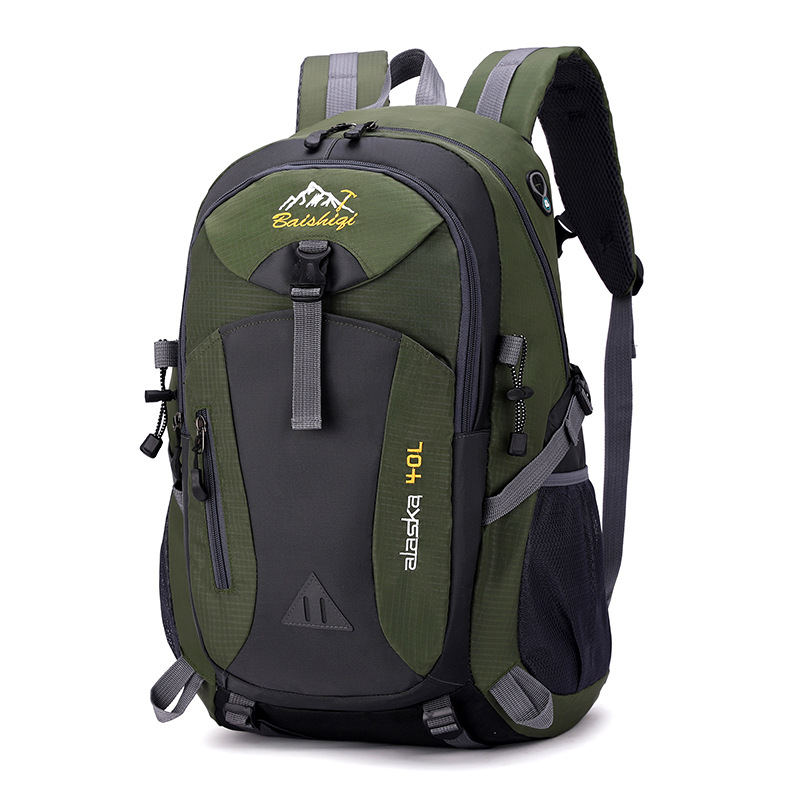 新しいアウトドア 40L 登山バッグ男性と女性のための大容量バックパック軽量スポーツバックパック男性のカジュアルトラベルバッグ
