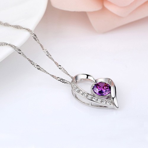 Tmall cross-border Internet celebrity pendant fashion women's silver-plated pendant wholesale forever heart love necklace pendant