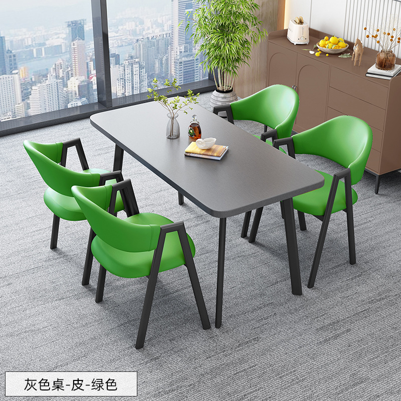 北欧の長方のテーブルは簡単で、業務的に接客します。