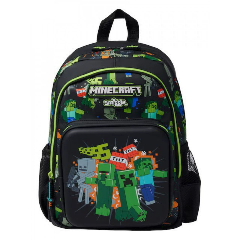 Австралийский рюкзак Smiggle нового стиля для начальной и средней школы, Minecraft, рюкзак, вода, чашка, ланч-бэг