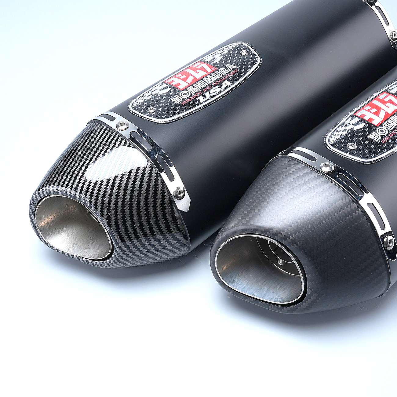 Motorcycle carbon fiber exhaust pipe modified exhaust pipe tail section Yoshimura R77 tail throat QJmoto race 600/spring breeze
