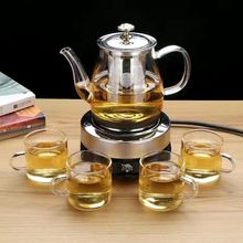 煮茶器套装耐热养生玻璃煮茶炉蒸汽茶壶加热小电热炉家用熬